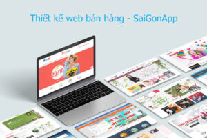 Thiet ke web ban hang SaiGonApp